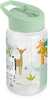 Pudel silikoonkõrrega Miniland Kiddie Jungle, roheline, 450 ml