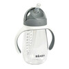 Joogipudel kõrrega Beaba 913534 Mineral Grey, 300 ml