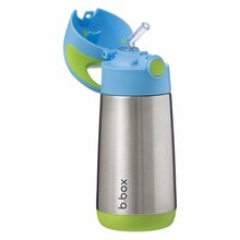 Laste joogipudel kõrrega B.box Ocean Breeze sinine, 350 ml