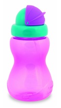 Joogipudel kõrrega Canpol Babies 56/109 roosa, 270 ml