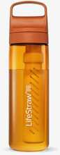 Veefiltriga pudel LifeStraw Go 2.0 Kyoto Orange, 650 ml
