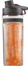 Tritaanpudel Sencor SBB 007VT, läbipaistev/must/violetne, 600 ml