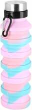Joogipudel Spokey Jump sinine/roosa, 550 ml