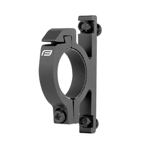 Adapter rattapudelihoidjale Force, 25,4-31,8 mm, must