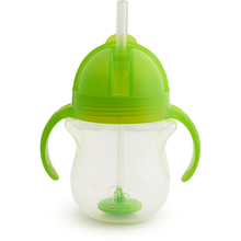Joogipudel kõrrega Munchkin Click Lock Tip & Sip roheline, 207 ml