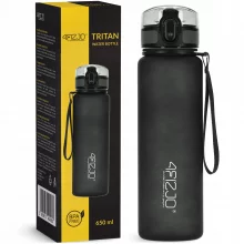 Veepudel 4Fizjo Tritan, must, 650 ml