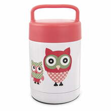 Laste toidutermos Orion Sova, punane/valge, 480 ml