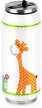 Termokruus Orion Thermo To Go Can Giraffe, valge/oranž, 400 ml