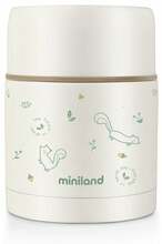 Toidutermos Miniland Natur Food Thermy, valge/roheline, 600 ml