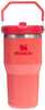 Termokruus kõrrega Stanley IceFlow Flip Straw 2.0 Tumbler, 0.6 l, koralloranž