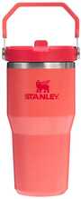 Termokruus kõrrega Stanley IceFlow Flip Straw 2.0 Tumbler, 0.6 l, koralloranž