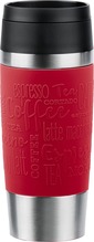 Termokruus Emsa Travel Mug Classic Comfort, 360 ml, tumepunane, roostevaba teras