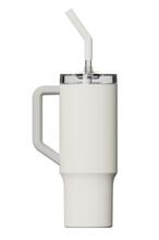 Termokruus Xiaomi Straw Mug, valge, 1 l