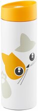 Termokruus Ambition Kitty, 350 ml, valge/oranž