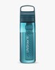 Veefiltriga pudel LifeStraw Go 2.0 Laguna Teal, 650 ml