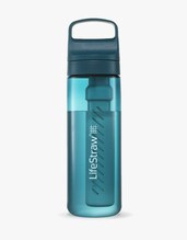 Veefiltriga pudel LifeStraw Go 2.0 Laguna Teal, 650 ml