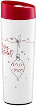 Termokruus Ambition Line Art, 340 ml, valge/punane