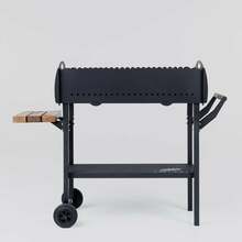 Šašlõkigrill Dm Grili, riiuliga ja ratastega, 73 x 30 x 85 cm, metalli paksus 3 mm