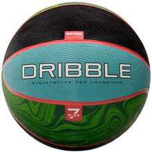 Korvpall Meteor Dribble, suurus 7, sinine/roheline