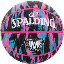 Korvpall Spalding Marble 84400Z, must/roosa, suurus 7