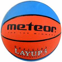 Korvpall Meteor Layup 07067, suurus 3, oranž/sinine