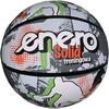 Korvpall Enero Solid R.7, hall-valge