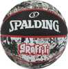 Korvpall Spalding Graffiti, suurus 7, must/punane