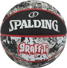 Korvpall Spalding Graffiti, suurus 7, must/punane