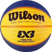 Korvpall Wilson FIBA 3x3 Official, suurus 6, kollane/sinine