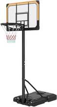 Reguleeritava kõrgusega korvpallialus Sportnow, 182-213 cm, must