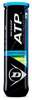 Tennisepallid Dunlop ATP Championship, kollane, 4 tk