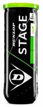 Tennisepallid Dunlop Stage 1, rohelised, 3 tk