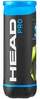 Tennisepallid Head Pro, kollane, 3 tk