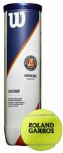 Tennisepallid Wilson Roland Garros Clay Court, kollane, 4 tk