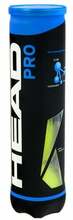 Tennisepallid Head Pro, kollased, 4 tk