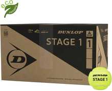 Tenisepallid Dunlop Stage 1 Green, rohelised, 72 tk