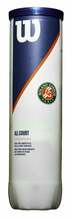 Tennisepallid Wilson Roland Garros All Court, kollane, 4 tk