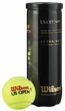 Tennisepallid Wilson US Open, kollased, 3 tk