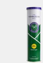 Tennispallid Slazenger Wimbledon, kollased, 4 tk