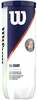 Tenisepallid Wilson Roland Garros All Court WRT126400, kollane, 3 tk