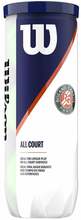 Tenisepallid Wilson Roland Garros All Court WRT126400, kollane, 3 tk