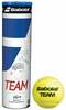 Tenisepallid Babolat Team kollane, 4 tk
