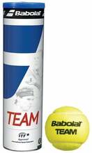 Tenisepallid Babolat Team kollane, 4 tk