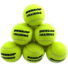 Lauatennisepallid Dunlop Training, kollased, 60 tk