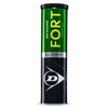 Tenisepallid Dunlop Fort All Court, kollased, 4 tk