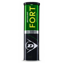 Tenisepallid Dunlop Fort All Court, kollased, 4 tk