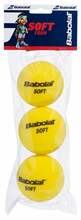 Tenisepallid Babolat Soft Foam, kollane, 3 tk