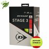 Tennispallid Dunlop Stage 3 Red, punane/kollane, 12 tk