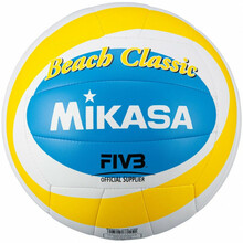 Rannavõrkpall Mikasa BV543C-VXB-YSB, suurus 5, valge/kollane/sinine