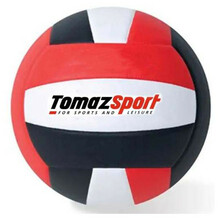 Võrkpall Tomaz Sport, must/punane, suurus 5, 18 paneeli
